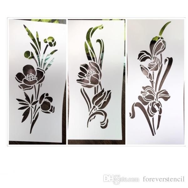 Painting Stencils Kit Of Peach Tulip Iand Ris Masking Template For Painting Stencils Kit Of Peach Tulip Iand Ris Masking Template For Sbooking Cardmaking Diy Cards 043 Stamps Custom From