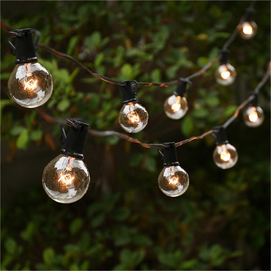50ft G40 Outdoor Globe String Light Set Ul Listed Edison Pendant 50ft G40 Outdoor Globe String Light Set Ul Listed Edison Pendant For Indoor Decoration Garden Party Backyard Novelty
