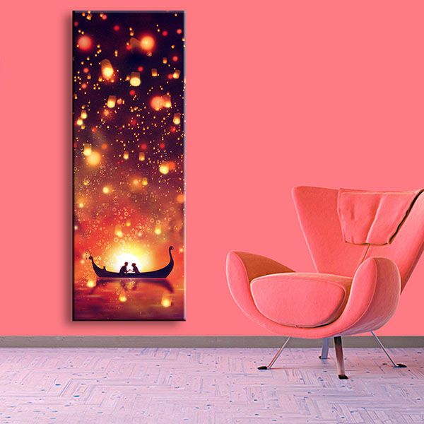Led Wall Art 2017 modern wall art led canvas prints two people on the boat led Led Wall Art 2017 modern wall art led canvas prints two people on the boat led