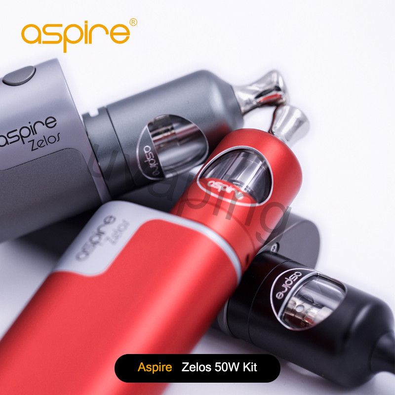 New Vape Original Aspire Zelos Kit 50W E Cig Zelos Box Mod Vape 2500mah