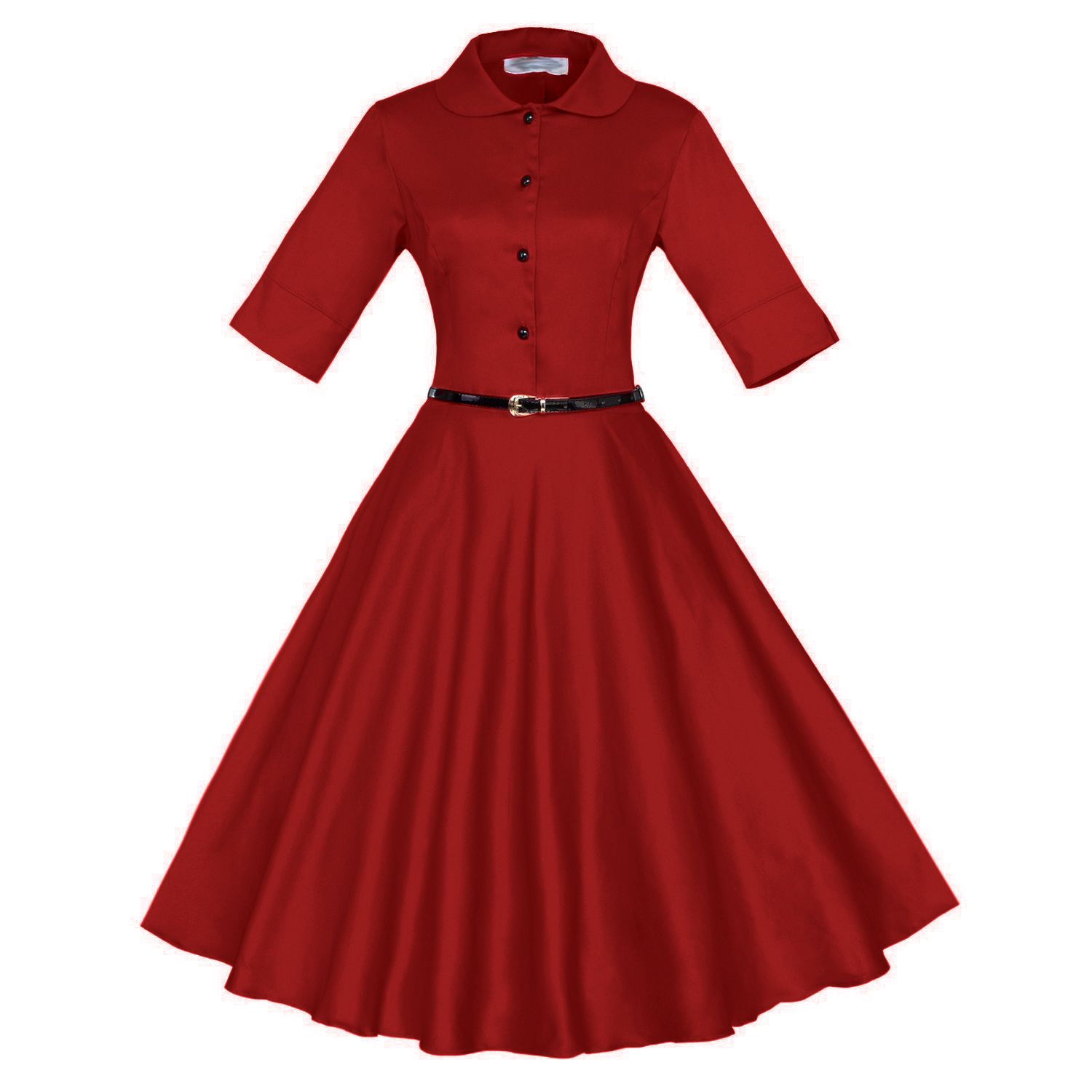 Grosshandel Kostenloser Versand Damen Vintage 1940er Jahre 50er Jahre Shirtwaist Ausgestelltes Kleid Swing Skaters Wrap Ballkleid Cocktail Party Kleid Fyv079 Von Amyliusuge 9 35 Auf De Dhgate Com Dhgate