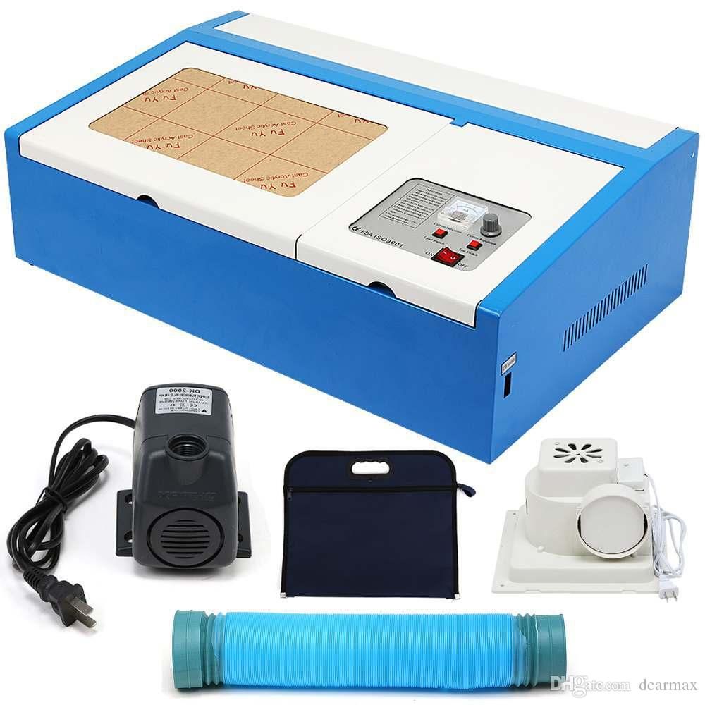 2019 CO2 LASER ENGRAVING MACHINE CARVING WORK COMPUTERIZED SAFE FDA COMPLIANT WITH COOLING FAN