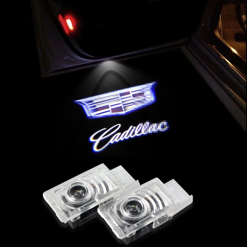 2019 2x Car Door Light Ghost Shadow Logo For Cadillac SRX XT5 ATS L XTS