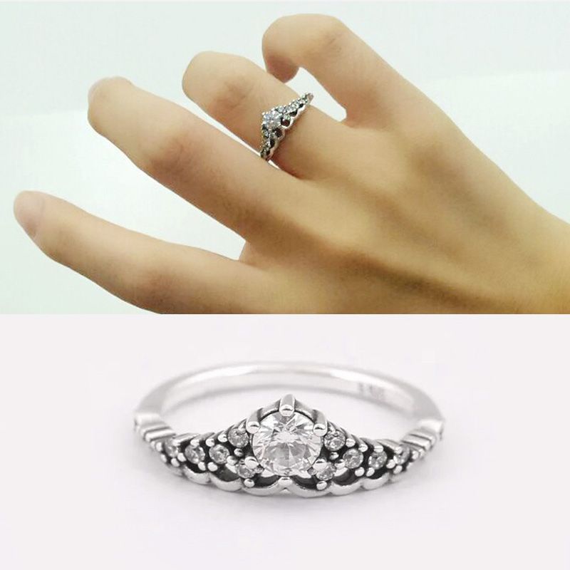 pandora fairytale tiara ring rose gold