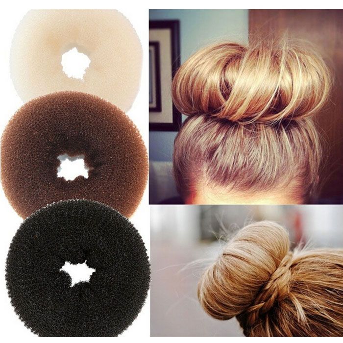 S M L Xl New Fashion Women Lady Magic Shaper Donut Hair Ring Bun
