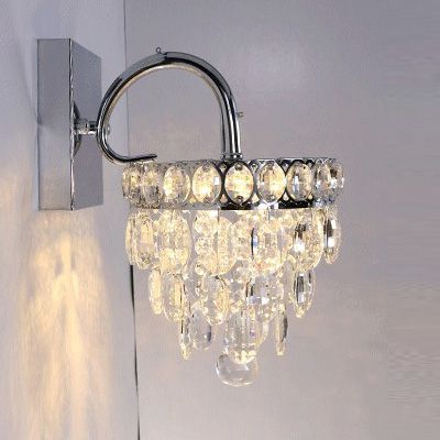 Modern K9 Crystal Wall Sconces Bathroom Brief Stair Corridor Modern K9 Crystal Wall Sconces Bathroom Brief Stair Corridor Lamps Stainless Steel Led Fixtures Mirror Light Uk 2019 From Sunlamps