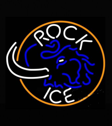 2018 rolling rock ice elephant neon sign custom handmade real glass