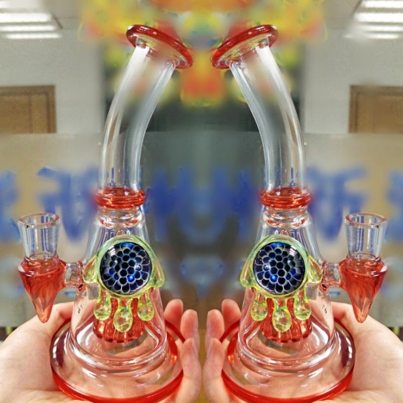 2019 Handmade Glass Water Pipes Thick Glass Bongs Hookahs Safe Shipping