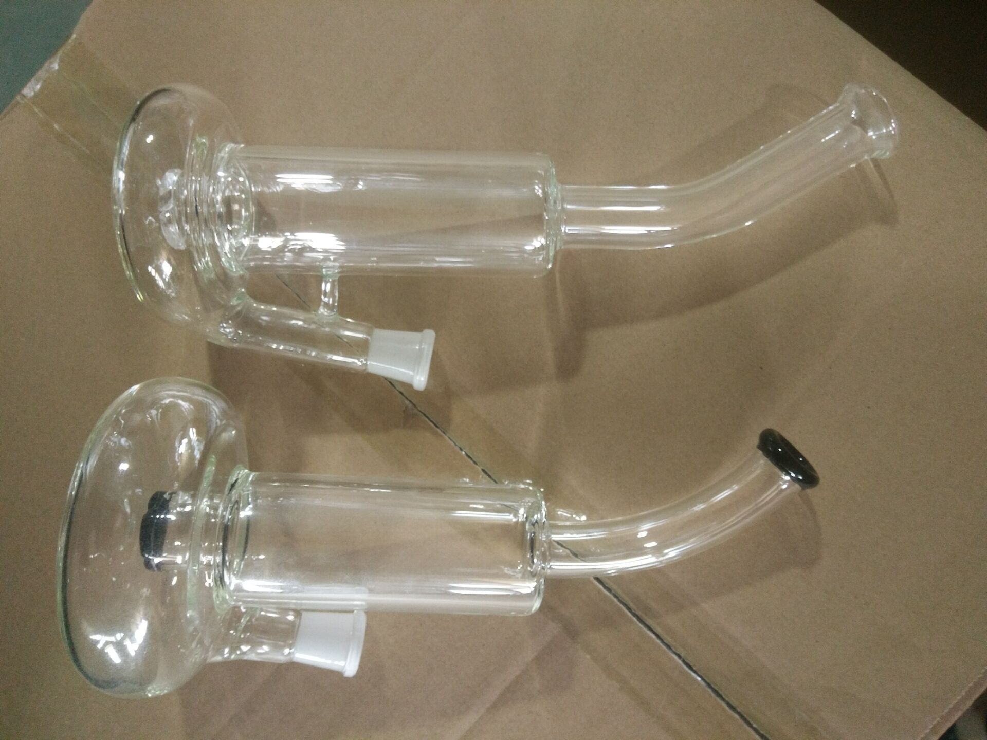 2020 12.6 Cyclone Glass Water Pipes With Tornado Effect Bongs With
