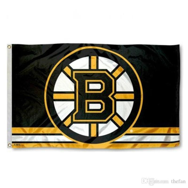 online cheap boston bruins hockey flags hockey team flag banners