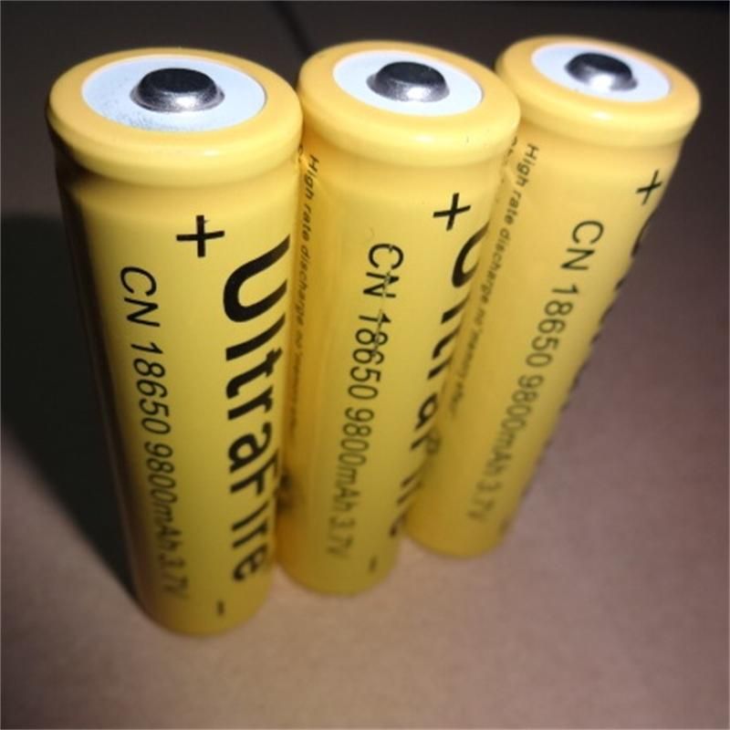 UltreFire Battery 18650 9800mAh 3.7V Rechargeable F Lithium Battery ...