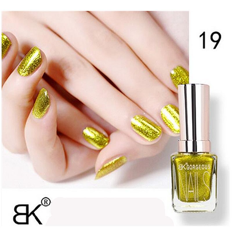 Wholesale Bk Metallic Matte Gel Nail Polish Lasting Shine 15ml Nail