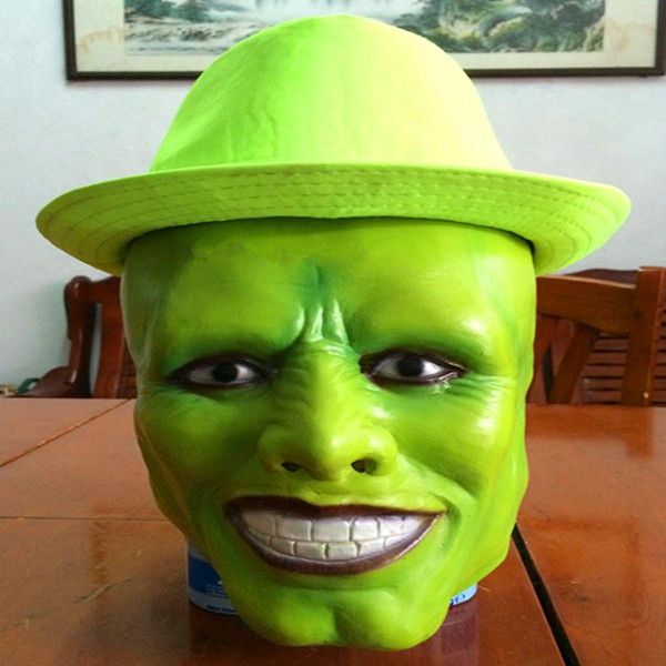 Wholesale Halloween Party Cosplay Movie THE MASK Jim Carrey Mask ...