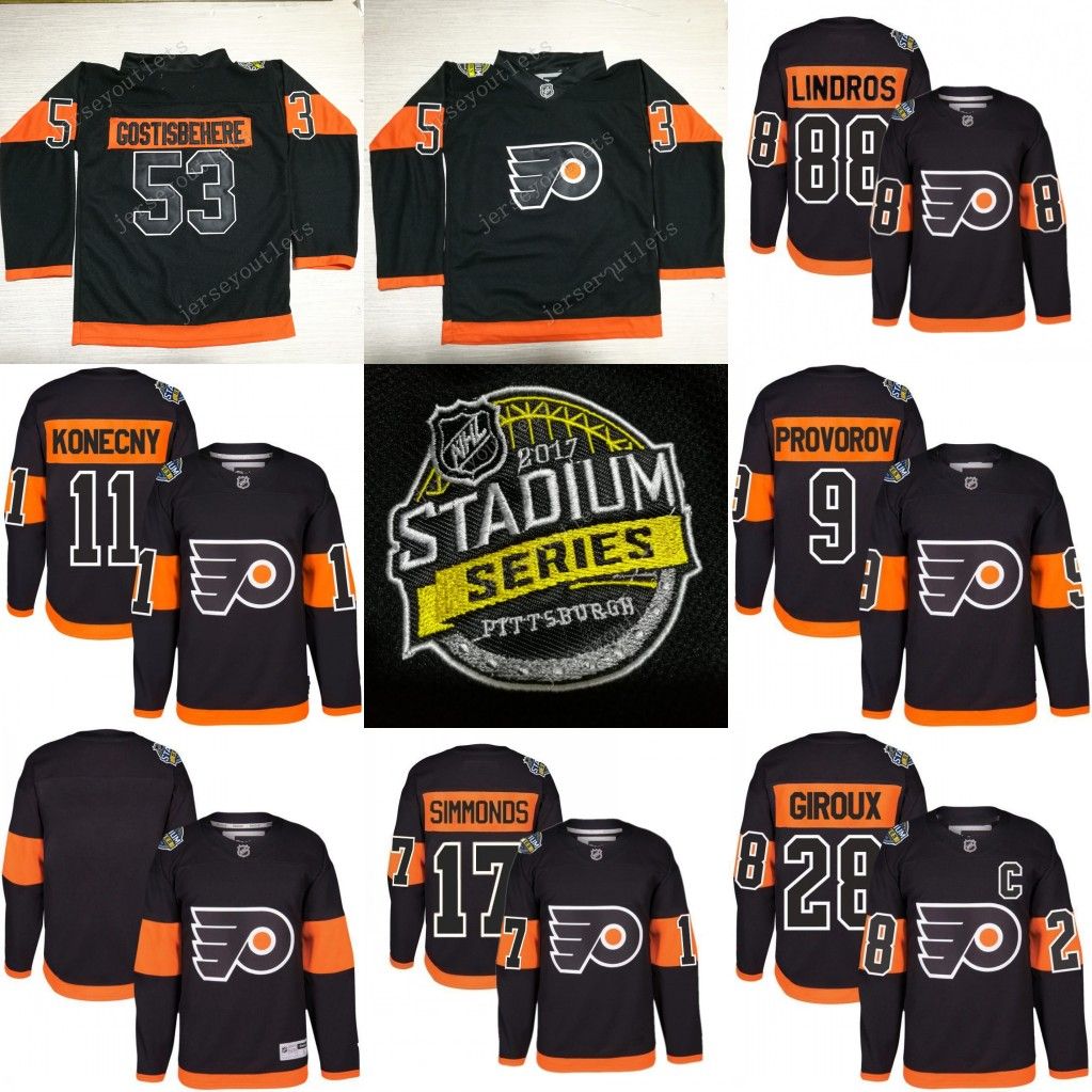 2018 men 2017 stadium series philadelphia flyers 11 travis konecny flyers jersey 2009
