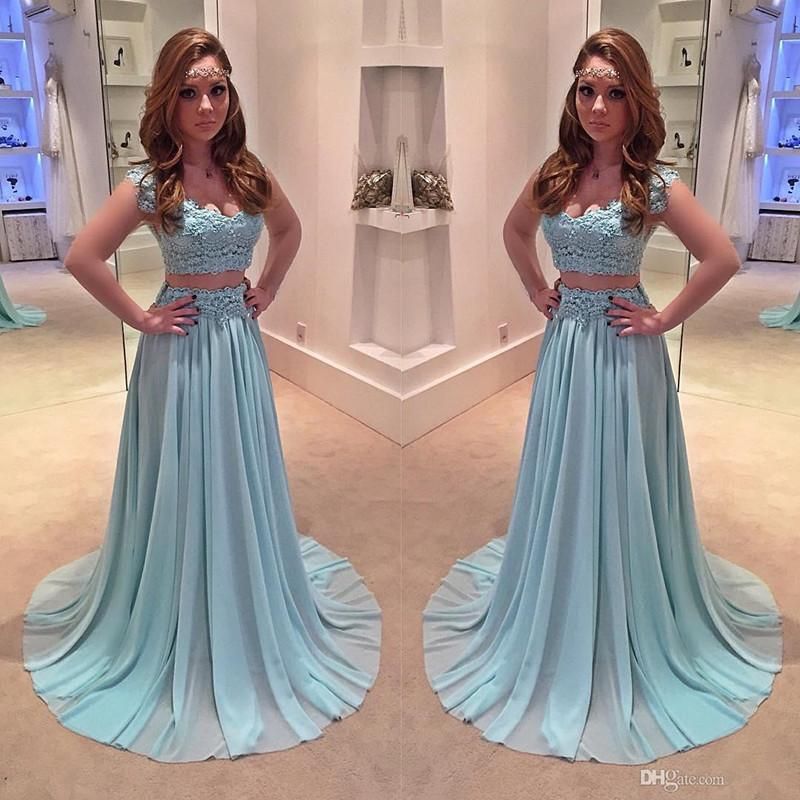 ice blue prom dress 2019