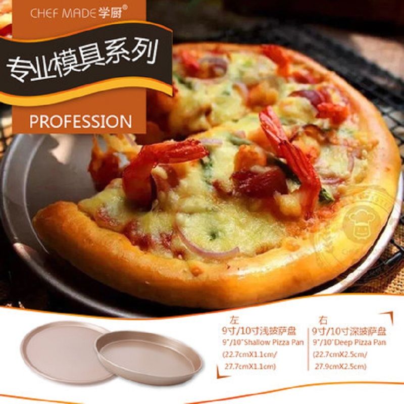 Wholesale Gold 9 10 Inch Non Stick Shallow Deep Pizza Dish Pizza Round Baking Pan Cake Tool Kitchen Accessories Pizza Dish Dish Pizza Baking Pan Online Wholesale Gold 9 10 Inch Non Stick Shallow Deep Pizza Dish Pizza Round Baking Pan Cake Tool Kitchen Accessories Pizza Dish Dish Pizza Baking Pan Online