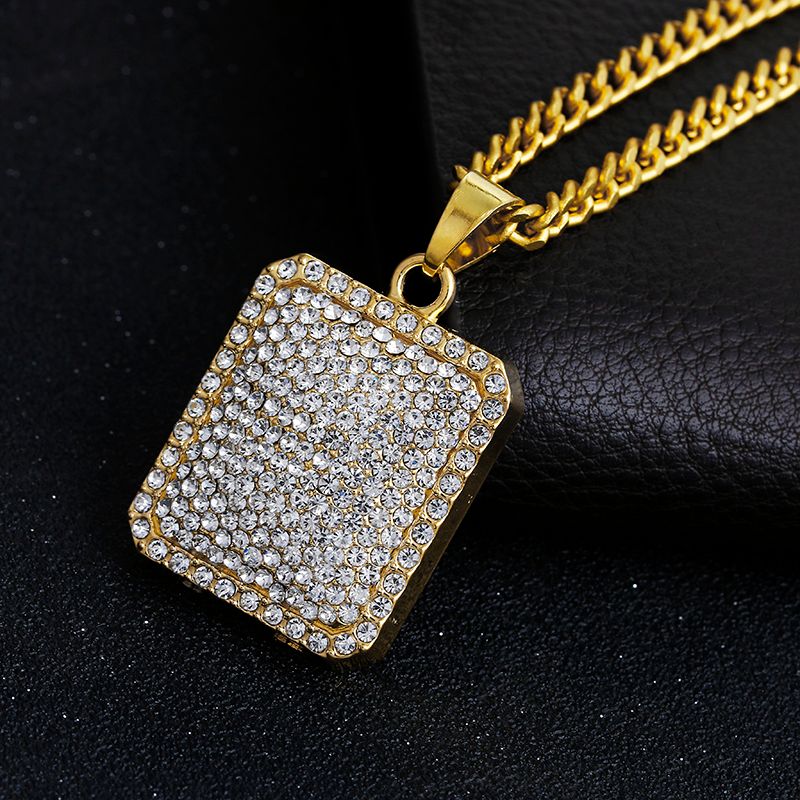 Wholesale Gold Cuba Chain Hip Hop Long Pendant Necklace Men Women