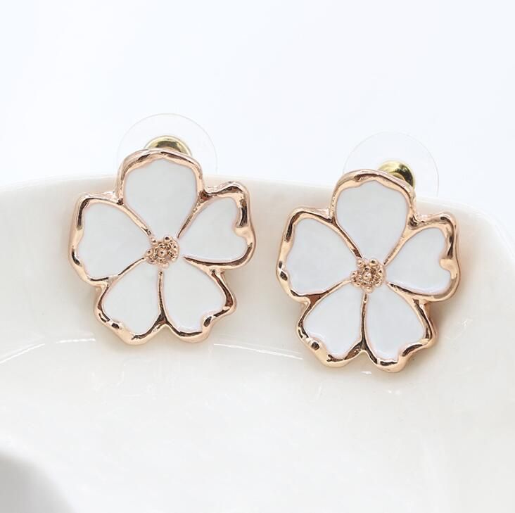 1 Par Pendientes de Moda de Las Mujeres Elegantes Flor de Rosa Rhinestones Ear Studs Joyas para el Día de San Valentín Regalo por TheBigThumb