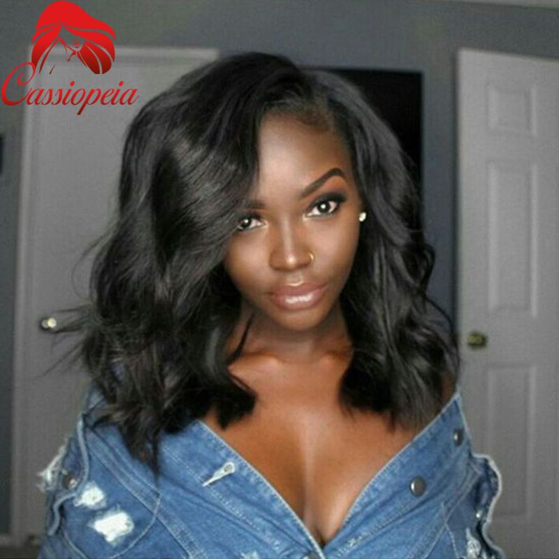 Acheter Longueur Moyenne Body Wave Lace Front Perruques Pour Les