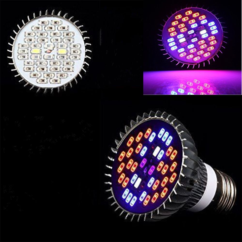 Full Spectrum 40 LED E27 LED Plant Grow Light Hydroponic Lamp Bulbs UV IR Lights Grow Lights For