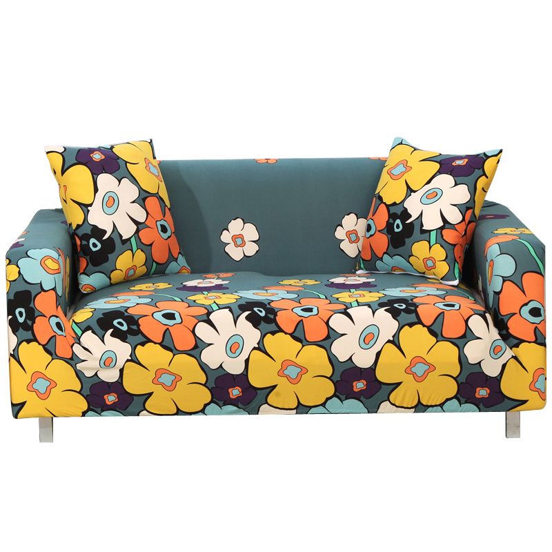 Loyal Elastic Stretch Sofa Cover Country Style No Armrests Sofa Cover All-inclusive Universal Printed Polyester Fabric Sofa Cover Home & Garden Table & Sofa Linens