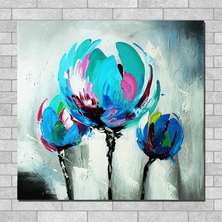 2019 Thick Textured Tulip Palette Knife Oil Painting Handmade No 2019 Thick Textured Tulip Palette Knife Oil Painting Handmade No Frame On Canvas Wall Art Decoration From Chinaart2018 23 58 Dhgate