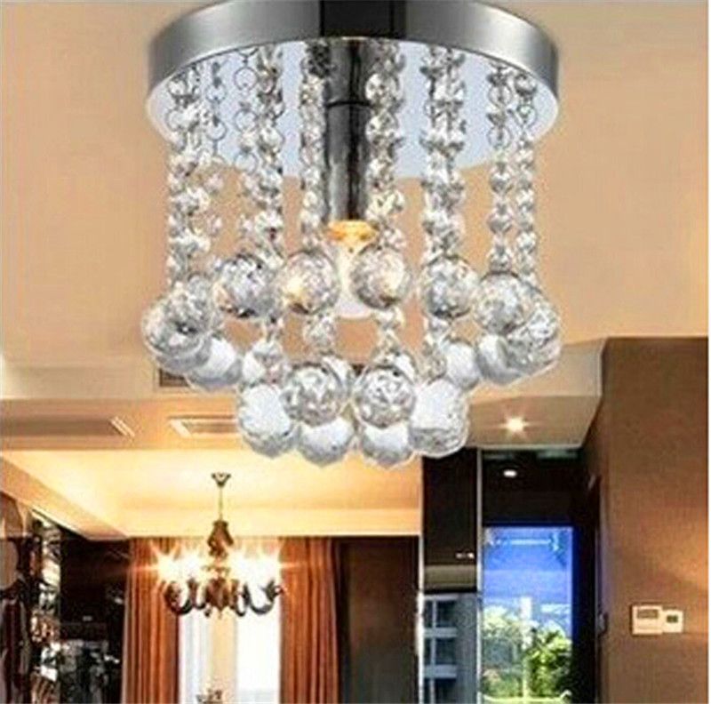 15 20 25cm Crystal Chandelier Light Mini Ceiling Lamp Fixture Small 15 20 25cm Crystal Chandelier Light Mini Ceiling Lamp Fixture Small Clear Re For Aisle Stair Hallway Corridor Porch Lighting