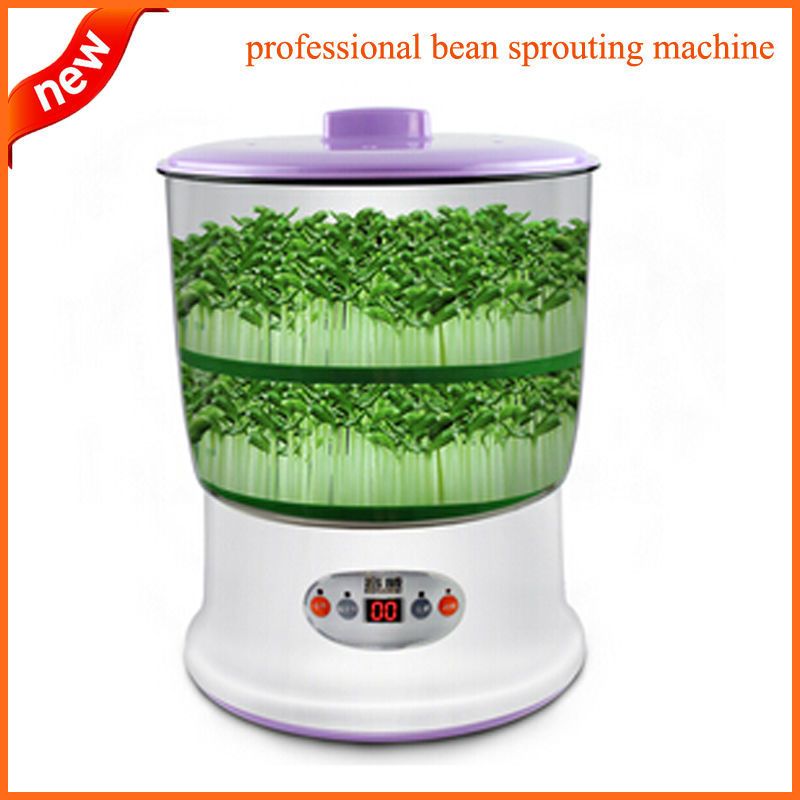 2019 Bean Sprout Maker Large Capacity New Update Intelligence Smart Green Bean Seeds Growing