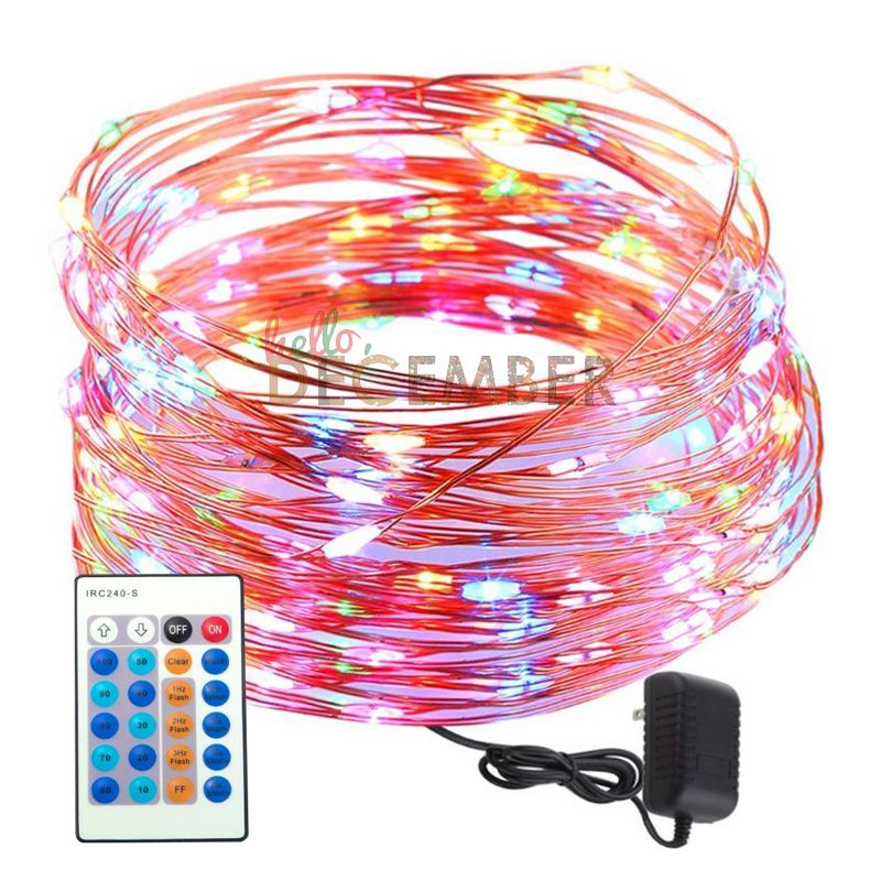 Dimmable 10m 20m 30m 40m 50m Led Fairy String Lights Indoor Dimmable 10m 20m 30m 40m 50m Led Fairy String Lights Indoor Outdoor Decorative Lighting Waterproof Flash Light Strings 12v 110 240v