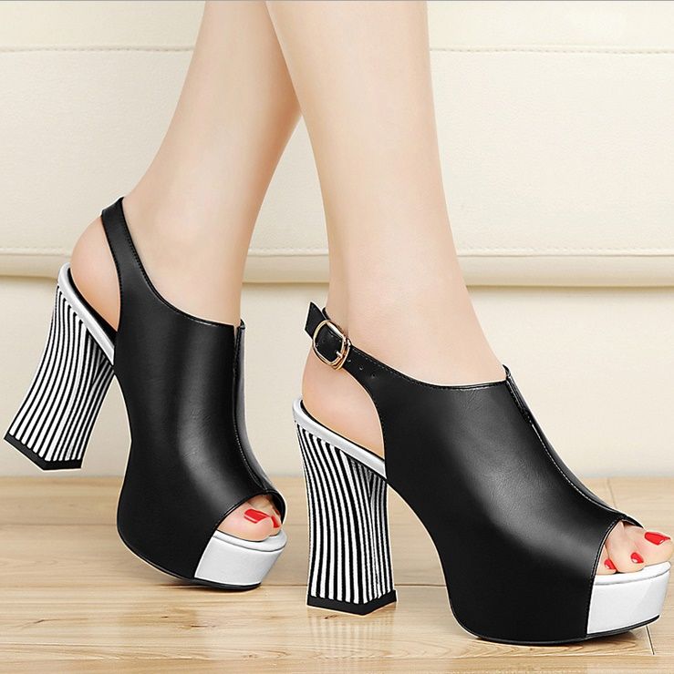 2017 Luxury Elegant Women Dress Shoes Hot Fashion High Heel New Style