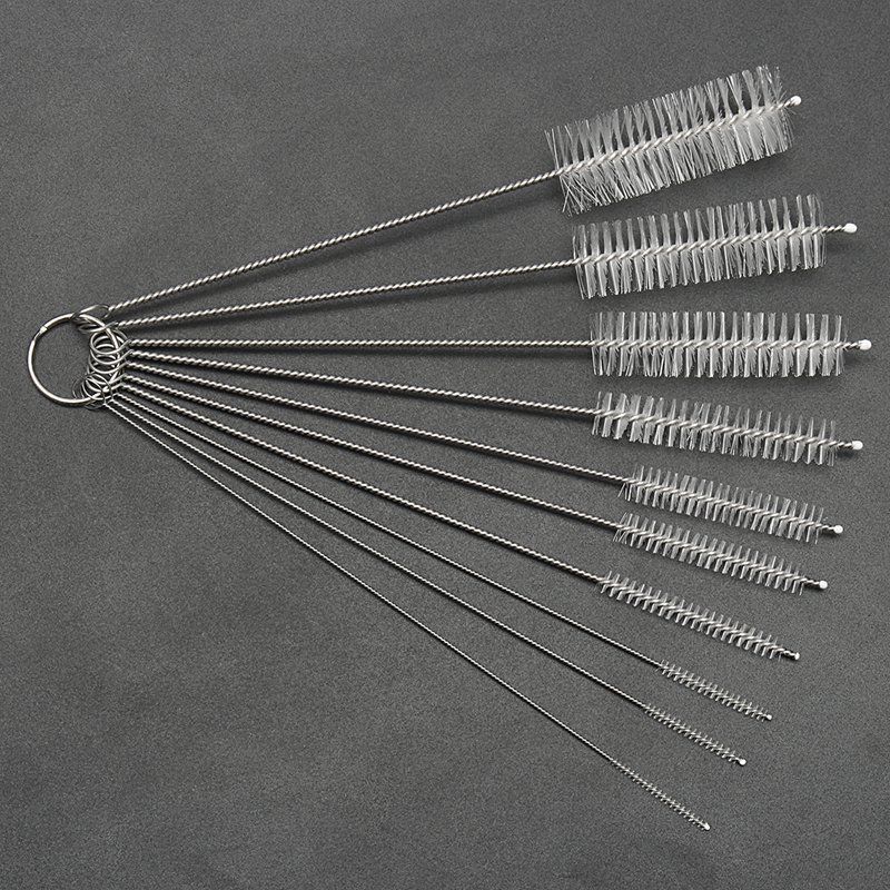 2019 Newest Test Tube Cleaner Nylon Bottle Tube Nozzle Brushes Cleaning Brush Cleaner Set