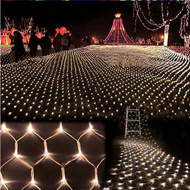 8x10m 2500leds Led Net Lights White Blue Rgb Outdoor Decoration 8x10m 2500leds Led Net Lights White Blue Rgb Outdoor Decoration Light Garden Tree Ac220v Or Ac110v Paper Lantern String