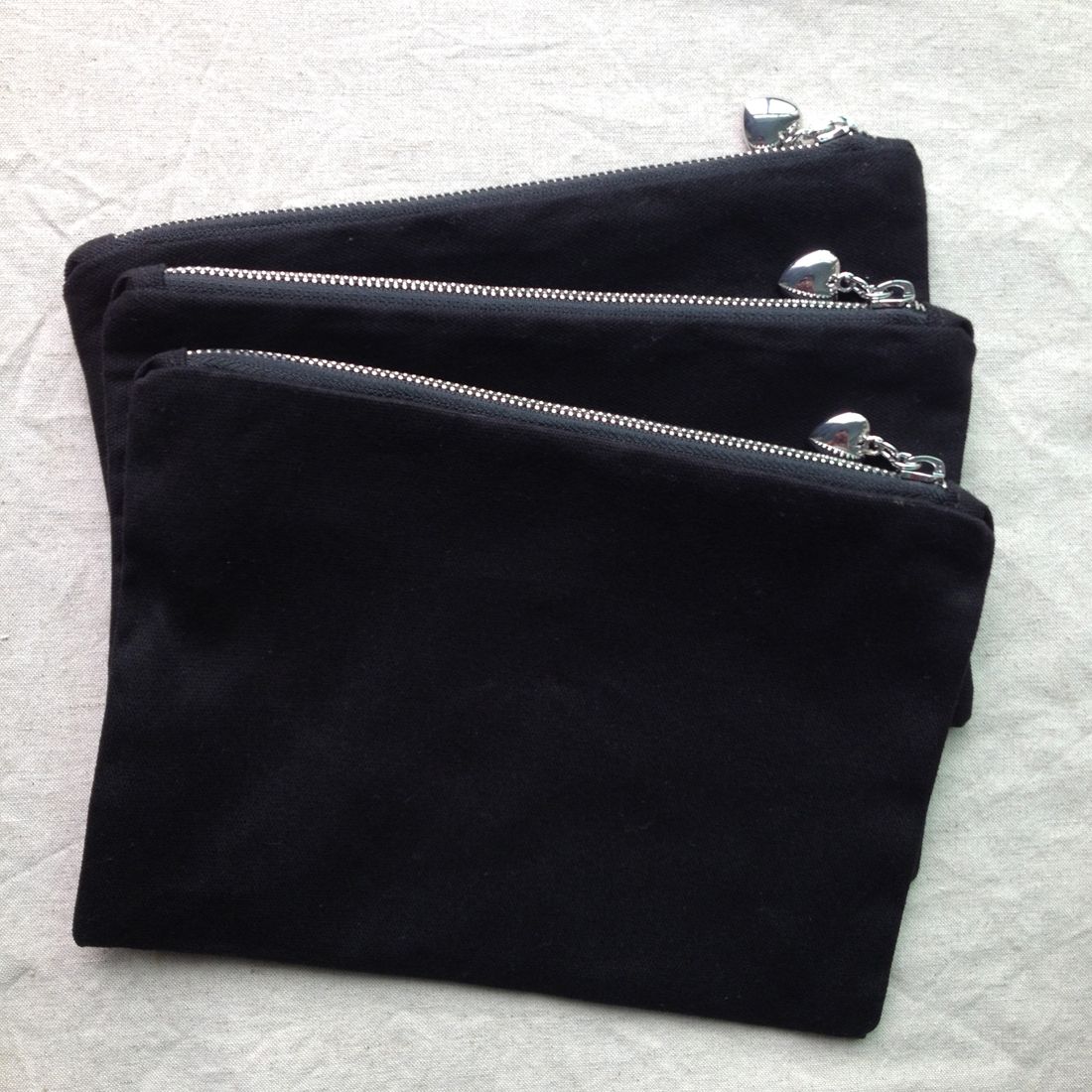black cosmetic bag
