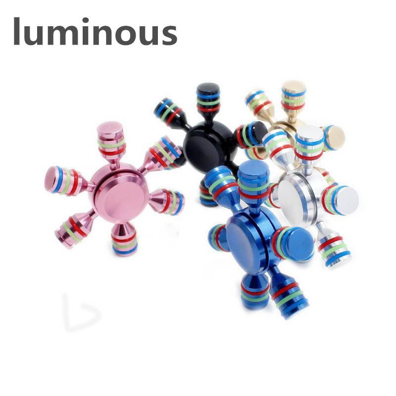 Hexagonal Fid Spinner Edc Hand Spinner 6 Heads Hand Fid
