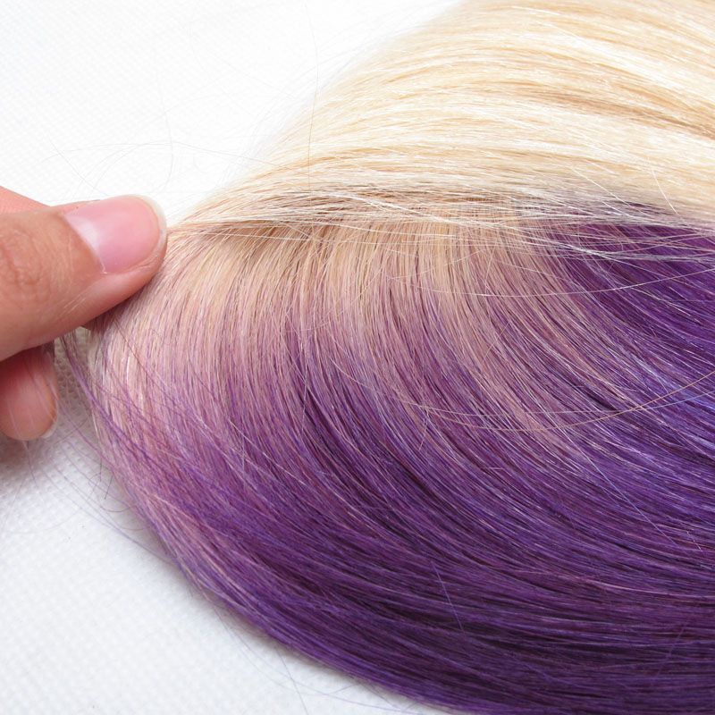 Kinky Straight Brazilian Hair 1g Strand 300 Strandstwo Tones Ombre