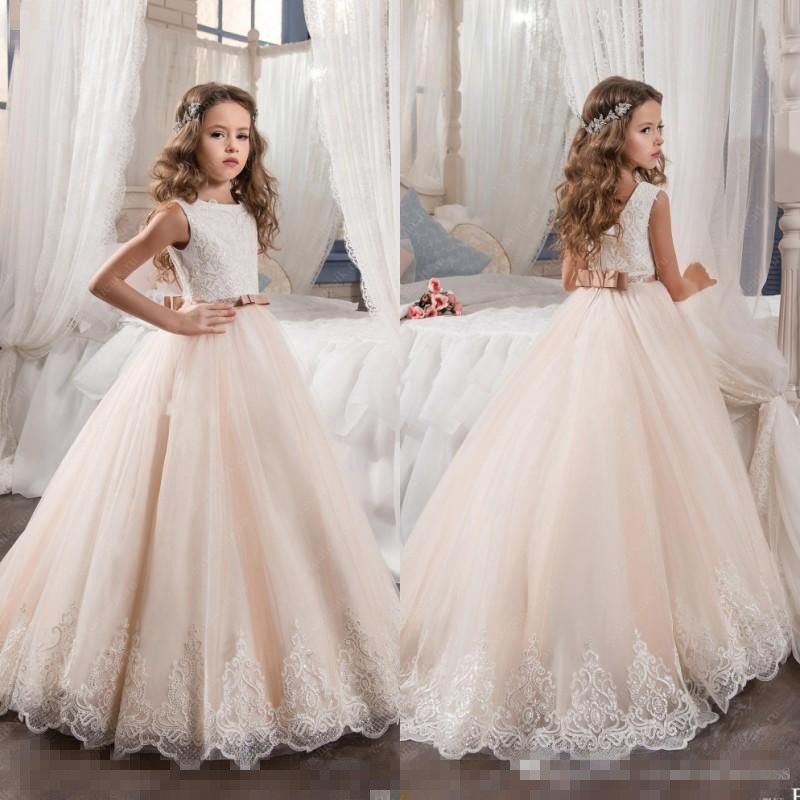 blush flower girl dresses uk