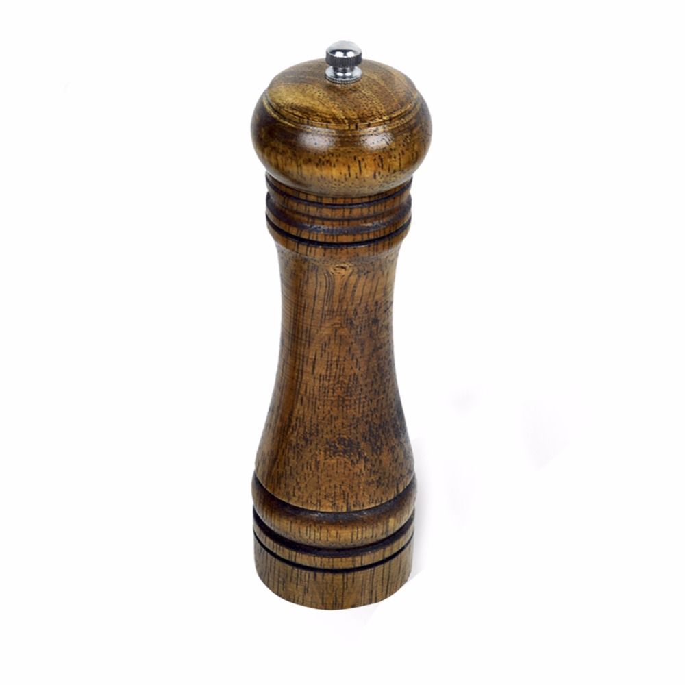 Großhandel Hohe Qualität 5 Zoll Holz Pfeffermühle Manuelle Küche ... Großhandel Hohe Qualität 5 Zoll Holz Pfeffermühle Manuelle Küche ...