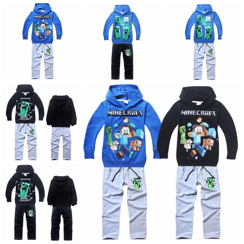 New Boys Spring Terry Material Fashion Hoodie Pants Kids Hooded - roblox childrens clothes suit hoodie pants two piece hooded sweatshirt suit suitable for boys and girls sportswear