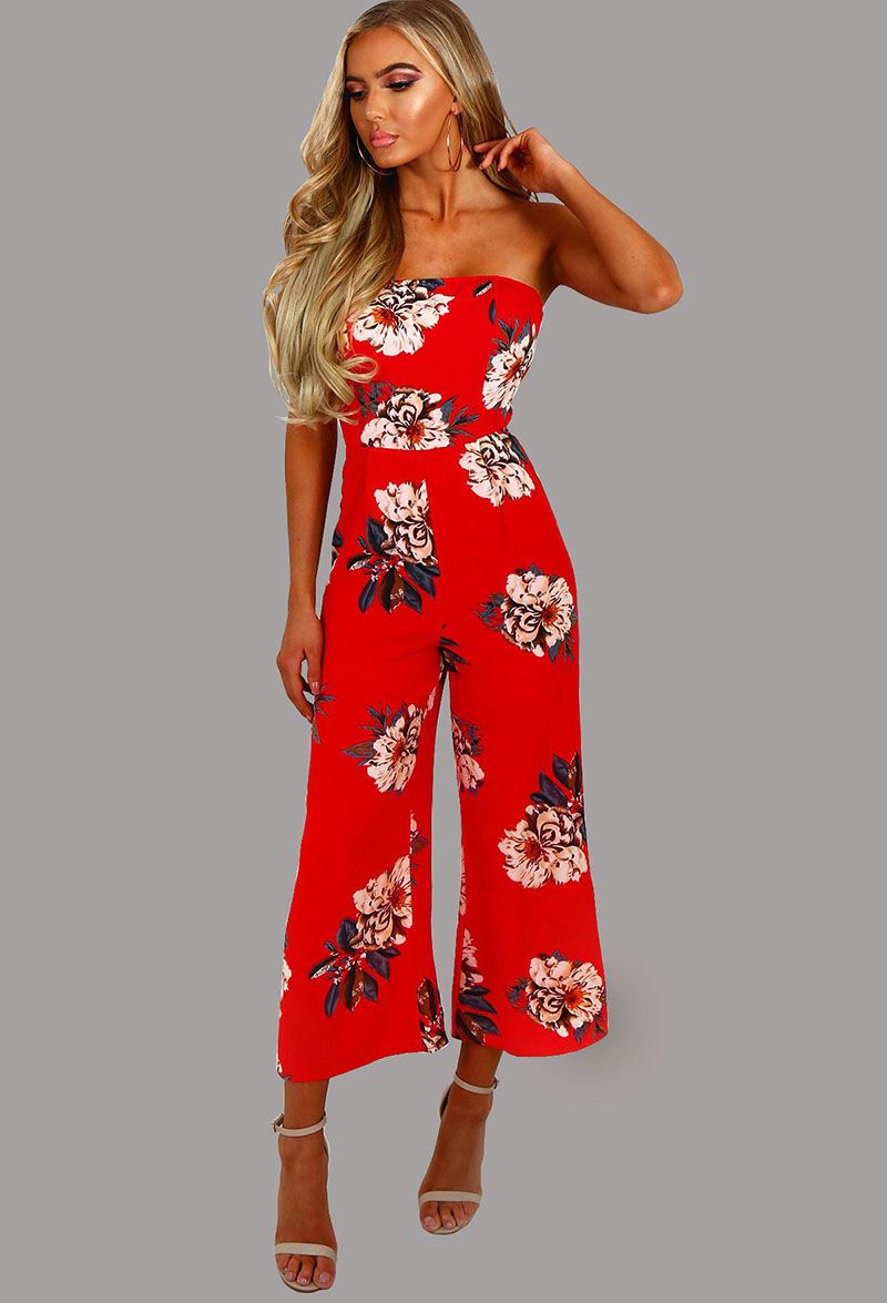 strapless summer jumpsuit