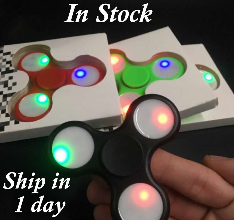 LED Fidget Dito Mano Spinner-Arancione