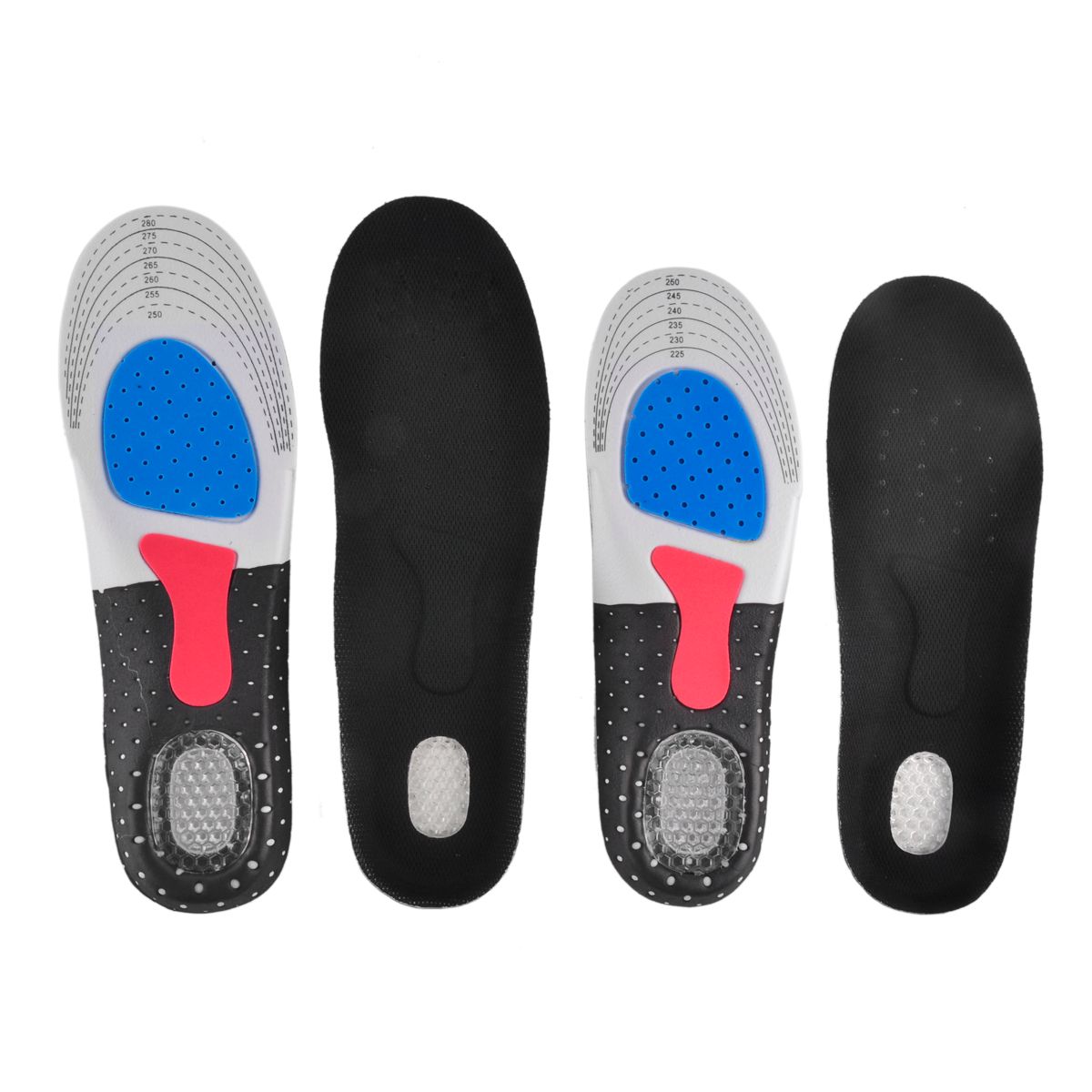 Gel Insole Orthotic Sport Insert Shoe Pad Arch Support Heel Cushion