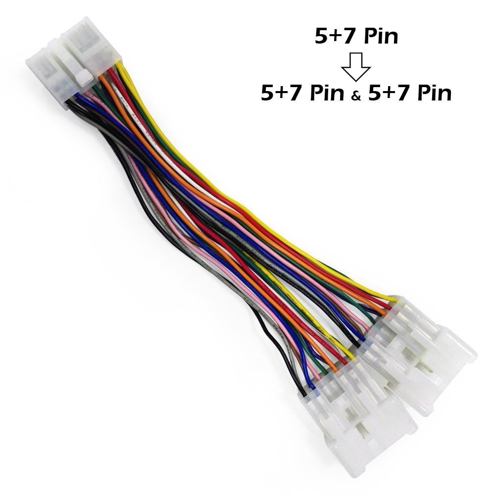 2018 Toyota Lexus 5+7 Pin Auxillary Adapter Navigation Retention Y Harness Cable For USB Adapter Car CD Changer Navigation Device From Zoyoung, ...
