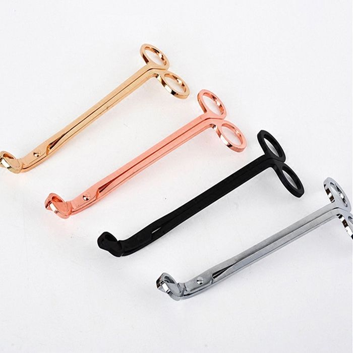 Depory Snuffer /à Bougie en Acier Inoxydable avec poign/ée Argent/é Or Rose