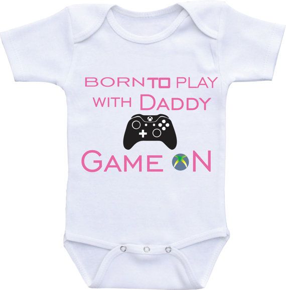 2020 Baby Girl Born To Play XBOX Onesies Player 3 Has Entered The Game