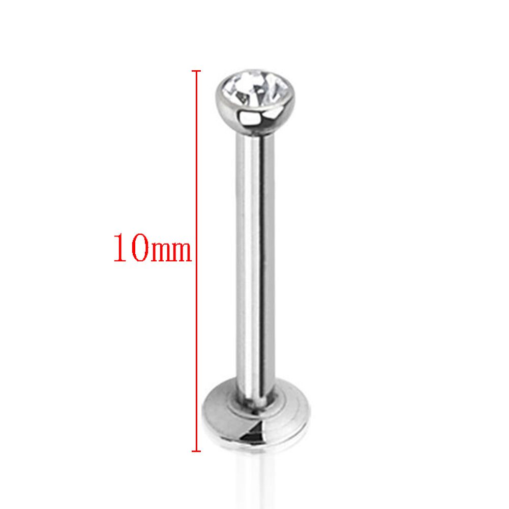 2020 Gauge 14g Stainless Steel Internally Threaded Body Jewelry Lip Bar