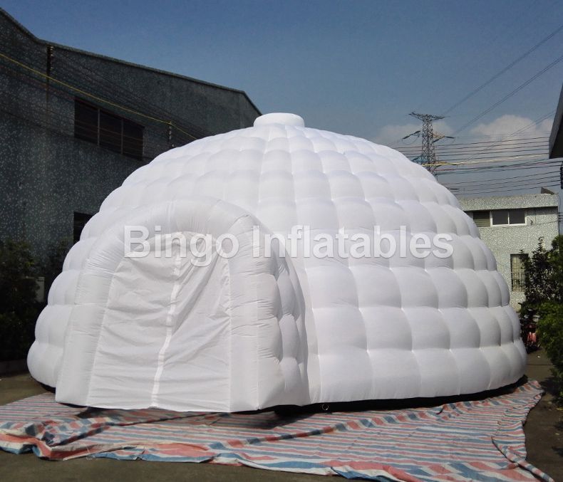 Big Outdoor Igloo Tent/inflatable Dome Tent with Door 8m Diameter for