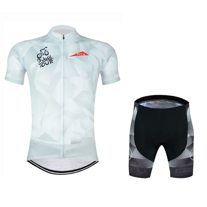 2017 Dubai Pro Men'S Cycling Jersey Tour De France Bicycle Clothing