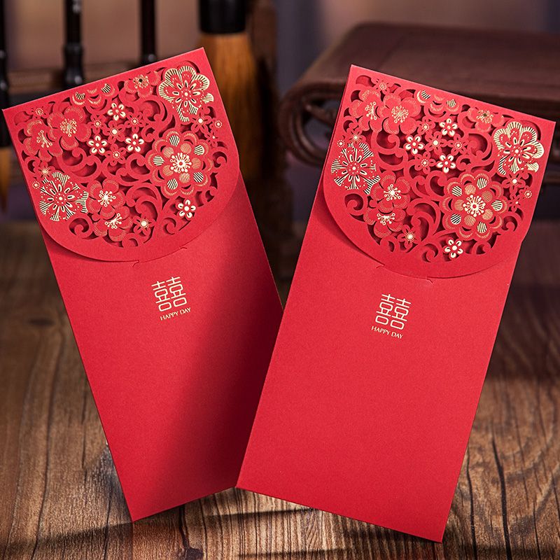 2018 of chinese lucky red envelope red packets pocket money