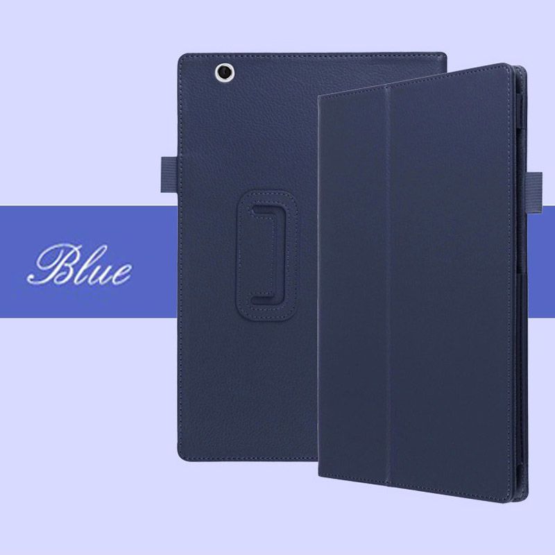 Fold Stand Litchi PU Leather Smart Cover With
