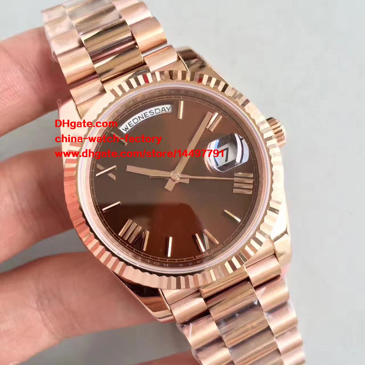 Best Edition Watch NOOB Factory 40mm Day Date President 228235 Roman